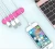 Import Candy color silicone computer cable clamp wire rope clip / Desktop data cable storage and finishing clip from China