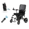 Carbon Fiber Electric Wheelchair Ultra Lightweight 17KG with LCD Joystick Foldable 4 Wheels Custom Parts Motorized Wheelchair