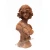 Cast Iron Antique Statues for sale Roman Lady / Girl Bust Statue Sculpture