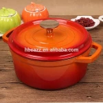 cast iron enamel casserole dutch oven