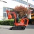 Import caterpillar mini excavator machine 1 ton price excavator operator from China
