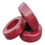 CCC Red PVC Color Copper Wire Power Cable 6.0mm Power Cable
