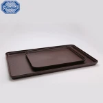 Cheap Charger Wholesale Ab Rose Gold Plastic Plate