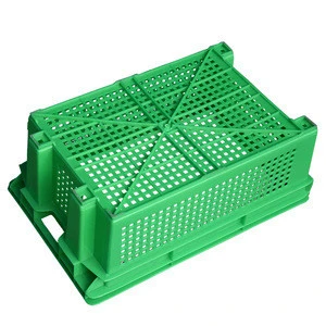Cheap good quality fruits plastic crates stackable and nestable crate