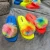 Import Cheap Price 60 pairs one carton PVC Indoor Cute Kid Slippers Fur Ball Design For Children Slides Outdoor Slippers from China