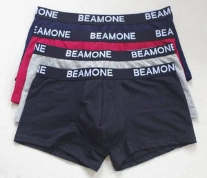 Cheap price Custom underwear USD0.5 printed fashion boxer short polyester cotton briefs man underwear