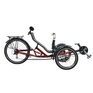 Cheap Price Include Shipping 2019 Adults One Person Seat Folding 3 wheel Tadpole Recumbent Bicycle Trikes for Sale