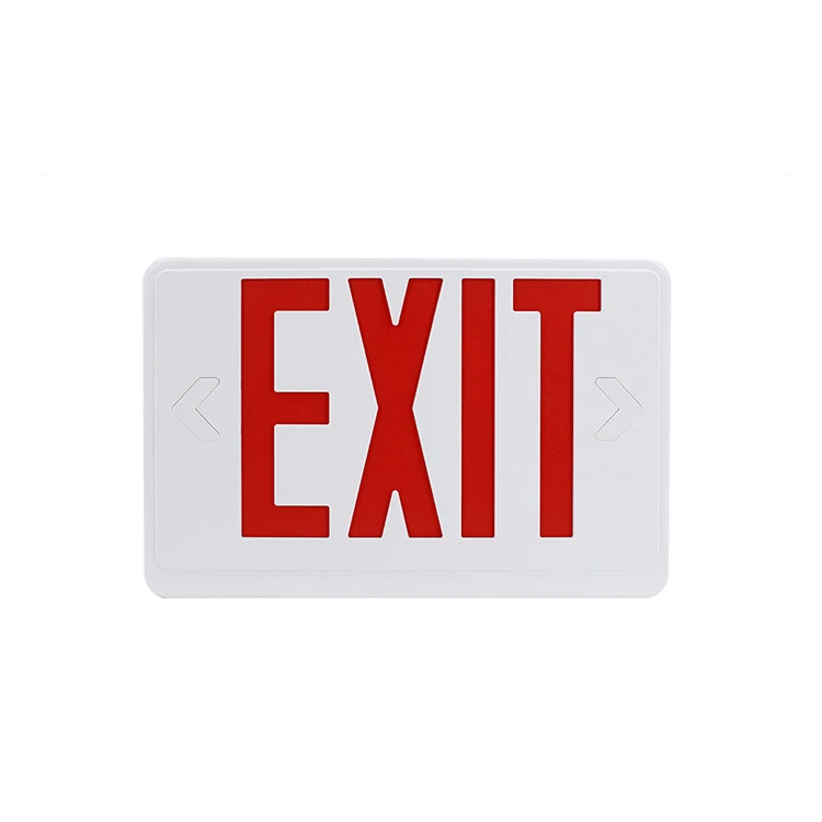 Cheap Price U L Certificate Green Arrow For Us Canada Market Emergency Light V Red Exit Sign
