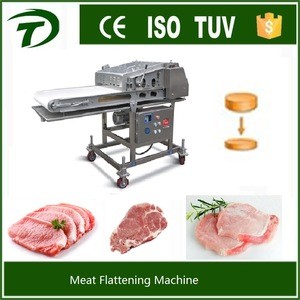 Chicken steak fish steak meat flattening machine