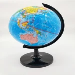Child educational unique toys montessori geography materials Standard Blue Ocean Desktop World Earth Globe 20cm