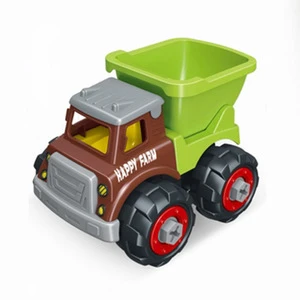 Children Disassembly And Assembly Building Block Car Toys DIY Parent-Child Interactive Brain Assembly Garden Farmer Truck Toys