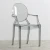 Import China cheap price hotel chair clear armrest clear Ghost chair from China