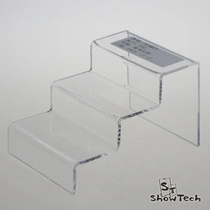 China factory hot sale clear acrylic tabletop risers/acrylic display stands risers/acrylic riser