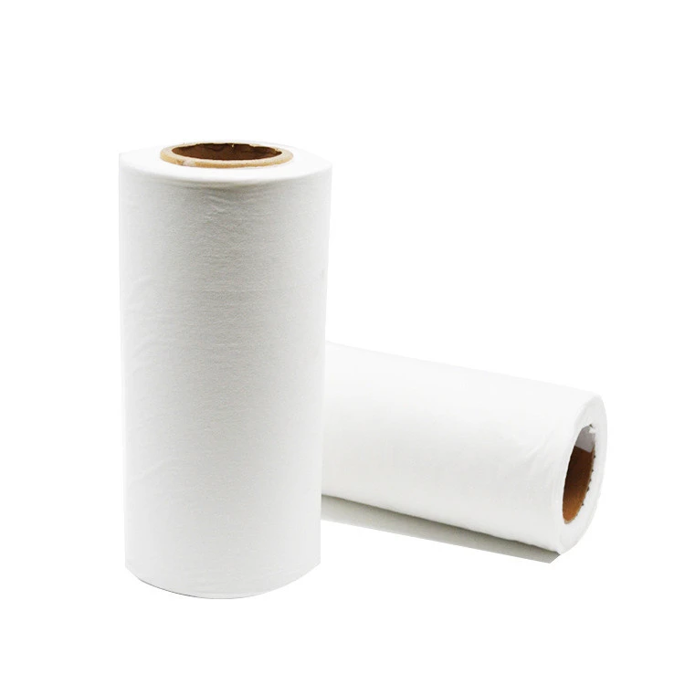 China Factory spunlace nonwoven for wet-wipes spunlace nonwoven fabric 40gsm spunlace roll