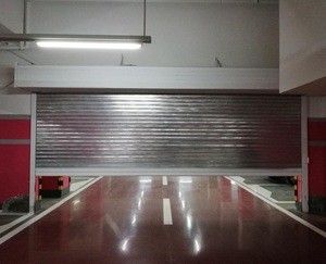 China fire rated 60min industrial exterior roll up galvanized shutter