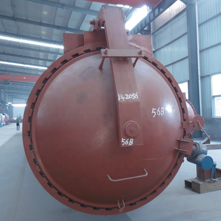China Machinery supplier for High Temperature AAC Autoclave Steam Curing Processing Double or Single door design