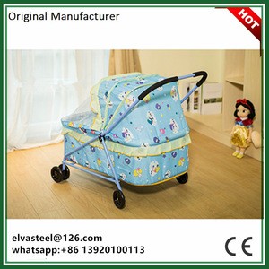 China manufacturer NEW design kids iron swing folding portable baby cradle bed with the best after-sale