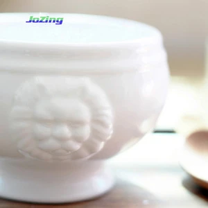 China Supplier Ceramic Soup Tureen Jar for Restaurant