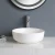 Import China supplier Sanirary ware without faucet hold fancy table mounted round ceramic wash basin from China