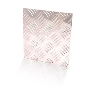 China supplier wholesale 5 bars diamond checkered embossed aluminum sheet