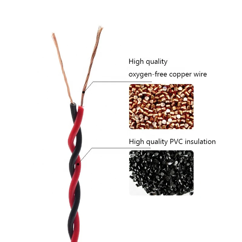 China wholesale 2 core 1.5mm Fire Resistant Twisted Pair RVS Electrical Wire Cable single core copper cable