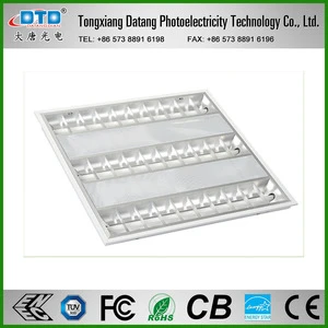 China Wholesale 4*14W 2FT Grille lamp T8 Fluorescent Grille Ceiling Light Fixture Grille