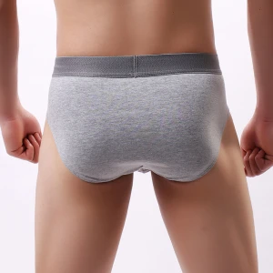China wholesale low-Rise soft Breathable briefs mens sexy underwear gay