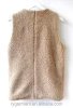 china wholesale sleeveless lamb fleece vest faux fur pocket vest