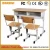 Import Chinese Suppliers  School equipment coaching single double  table and chair set from China