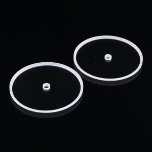 Circular Silica glass Disc factory direct sale high purity quartz glass plate