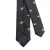 Classic Customized Black Polyester Handmade Factory Santa Claus Embroidered ODM Mens Christmas Ties