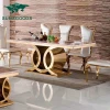 Classical Indoor Furniture Dining Table Furniture Marble Dining Table Set Marble Round Cheap Dinning Table And Chairs