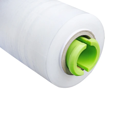 clear and color plastic handle hand use mini stretch wrap film