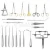 Import CLEFT & PALATE REPAIRING INSTRUMENTS SET/ PLASTIC SURGERY INSTRUMENTS from Pakistan