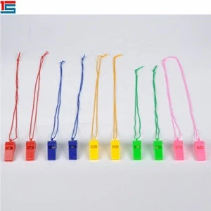 Colorful World Cup football fans use unisex safe healthy plastic whistle