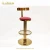 Import Commercial Bar Furniture Rose Gold Metal Swivel Kelly Bar Stool Chair from China