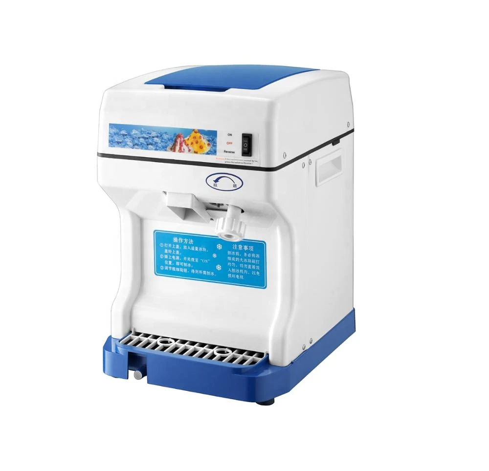 Commercial electric snow cone maker shaver snowflake shaved ice machine for dessert