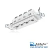 Commercial Recessed LED Spot COB Downlight Housing Grille Lights