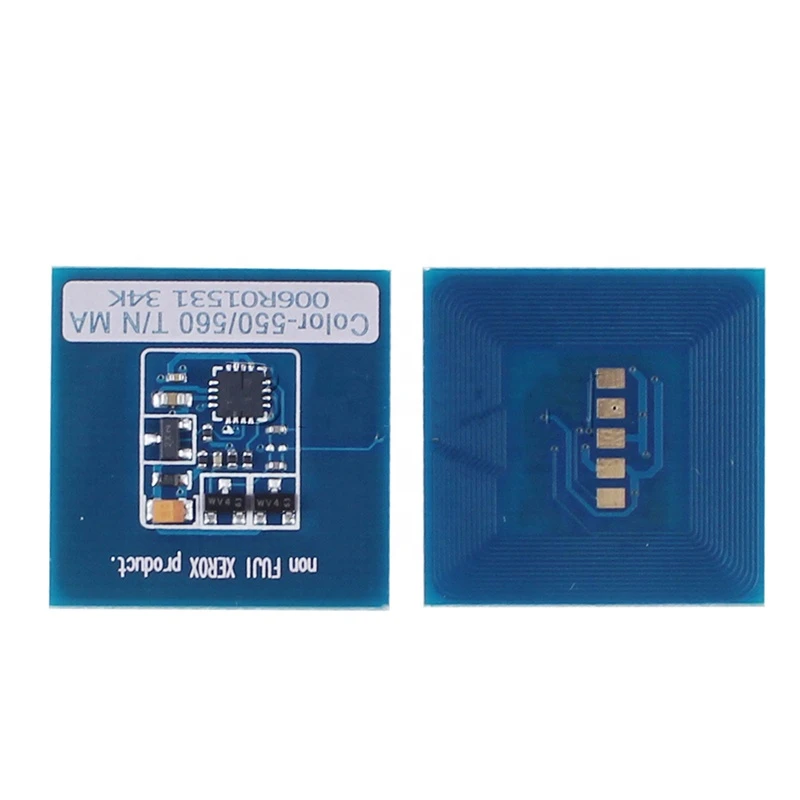 Compatible 006R01529  006R01532 006R01531  smart toner reset toner Chip for color 550 560 cartridge chips South America