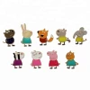 Corporate gifts little pig Peggy soft enamel animal lapel pin