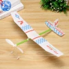 Creative popular DIY educational Foam Airplane Hand Throwing  Rubber band plane toy for kids