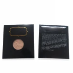 Custom Cosmetic Eyeshadow Pan Packaging Box Envelope Paper Envelope For Eyeshadow