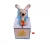 Import Custom design plush toy rabbit hand crank music box from China