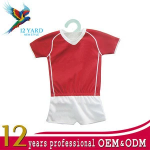 Custom design promotional uniforms car gift mini football jersey shirt+pants for Club
