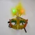 Import custom flashing 6pcs color LED mask with feather from China