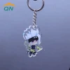 Custom Laser Cutting Glitter Anime Acrylic Character Charm Clear Epoxy Key chain
