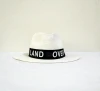 Custom logo Panama Straw Hat with Adjustable Inner Laces