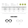 Custom Logo Spectacle Clear Lens Female Brand Stylish Eyeglasses Round Optical Frame