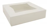 Custom NEW style recycled cheap white kraft brown gift takeaway food cupcake cake packaging paper box with window