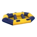 Custom Outdoor Water Sport  Material Inflatable Fishing Boat with rowing